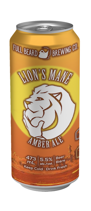 
                  
                    A-LION'S MANE AMBER ALE 5.5 %Alc/Vol.
                  
                