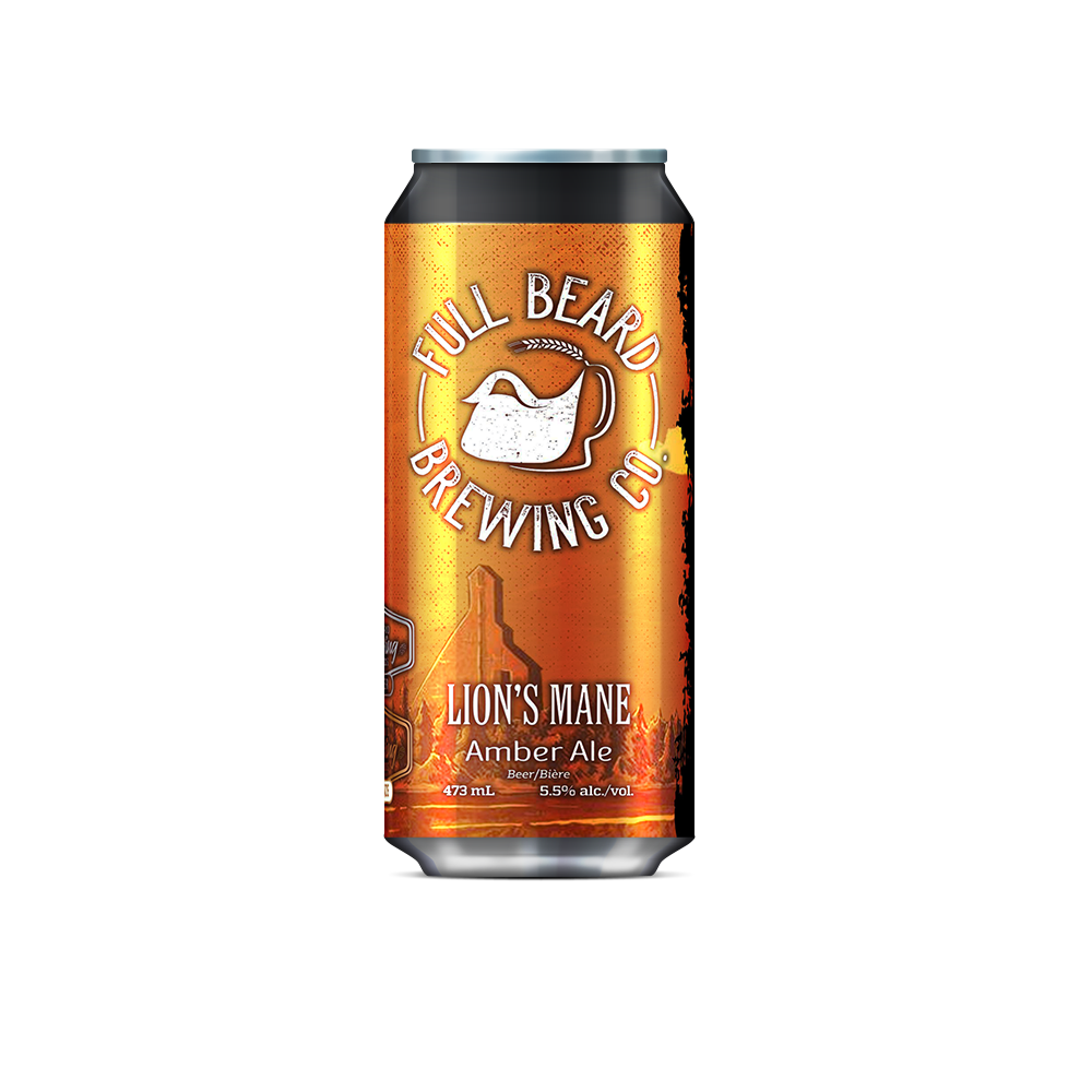 
                  
                    A-LION'S MANE AMBER ALE 5.5 %Alc/Vol.
                  
                